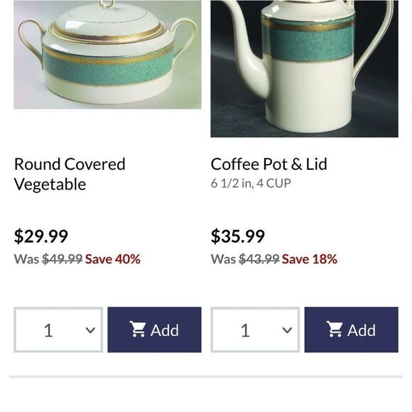 Oscar De La Renta Baronesse side plate - Picture 6 of 6